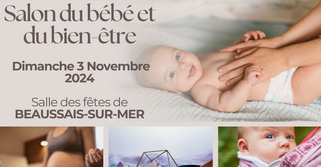 Salon du bébé et du bien-être le 3 novembre 2024 Beaussais Sur Mer